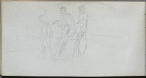 Carnet de croquis, page 42 : Trois figures