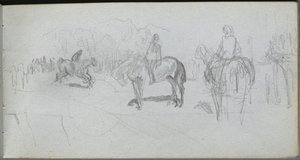 Carnet de croquis, page 52 : Étude de figure