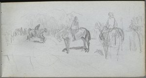 Carnet de croquis, page 52 : Étude de figure