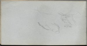 Carnet de croquis, page 72 : Étude de figure - Jean Louis Ernest Meissonier