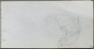Carnet de croquis, page 93 : Étude d