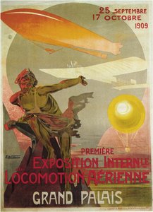 Le premier Salon de la locomotion aérienne, 1909