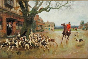 Un renard en détresse - Ernest Pile Bucknall