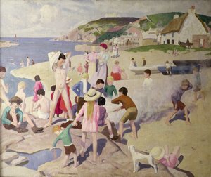 Scène de plage, vers 1925
