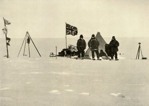 Le camp de Noël sur le plateau - Ernest Shackleton