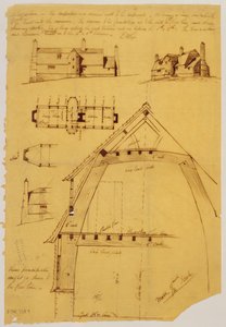 Vue, plan et détail de la maison