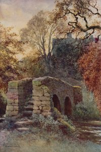 Le Pont de Dorothy Vernon, Haddon - Ernest William Haslehust