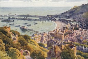Port de Douvres depuis le château - Ernest William Haslehust