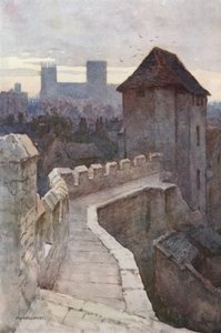 Postern de Fishergate depuis les murs