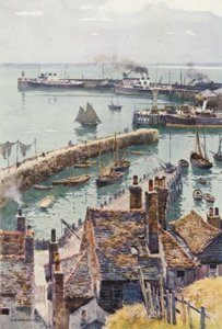 Port de Folkestone depuis Eastcliffe