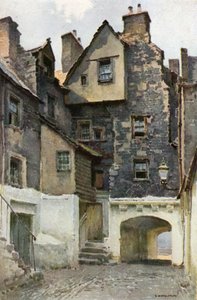 Dans Bakehouse Close : Résidence du Marquis de Huntly - Ernest William Haslehust