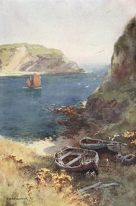 Lulworth Cove - Ernest William Haslehust