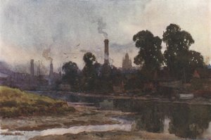 Newport depuis la Medina - Ernest William Haslehust
