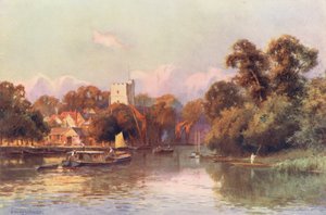 Rivière Thames : Twickenham - Ernest William Haslehust