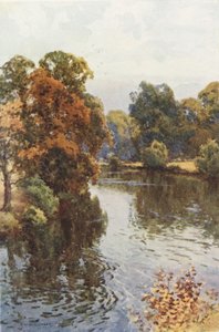 La Dee à Eaton - Ernest William Haslehust