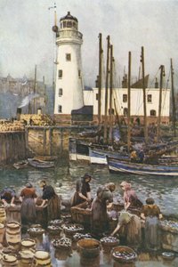 Le port pendant la saison du hareng