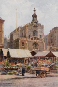 La place du marché et le Guildhall, Norwich