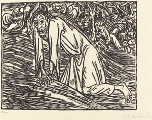 Le Christ à Gethsémani - Ernst Barlach