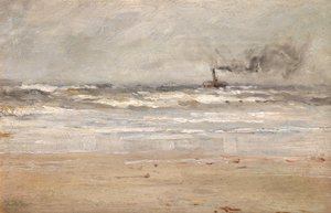 Un vapeur par mauvais temps - Ernst Dade