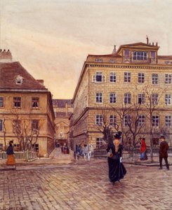 Le marché aux grains et la rue Papageno à Vienne