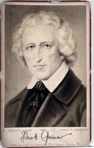 Portrait de Jacob Grimm - Ernst Hader