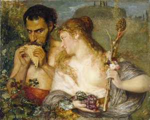 Nymphe et faune