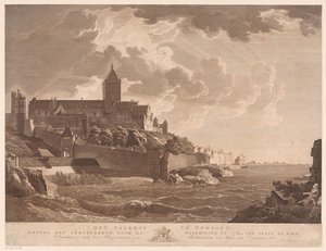 Vue du Valkhof à Nimègue - Ernst Karl Gottlieb Thelott