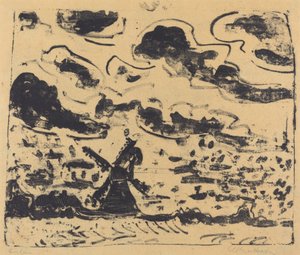 Moulin à vent près de Burg sur Fehmarn, 1908 - Ernst Ludwig Kirchner