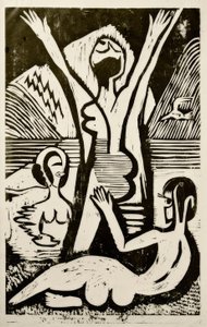 Baigneurs au lac - Ernst Ludwig Kirchner