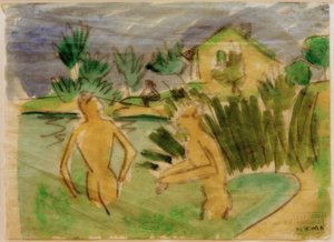 Baigneurs à Moritzburg