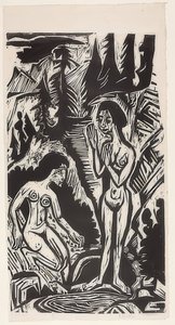 Baigneuses dans les rochers. 1921