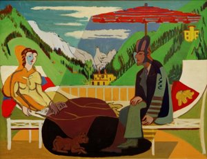 Scène de balcon - Ernst Ludwig Kirchner