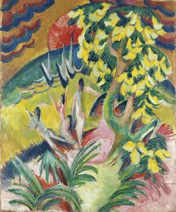 Baie courbée, vers 1914