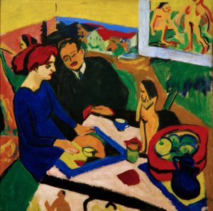 Doris et Heckel à la table