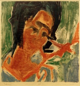 Jeune fille - Ernst Ludwig Kirchner