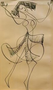 Danseuse extatique - Ernst Ludwig Kirchner
