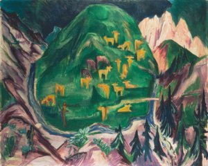 Pâturage de bétail - Ernst Ludwig Kirchner