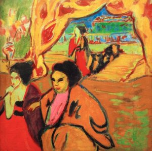 Théâtre japonais - Ernst Ludwig Kirchner