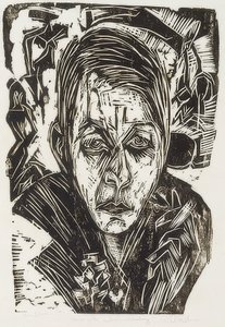 Jeune fille avec cigarette