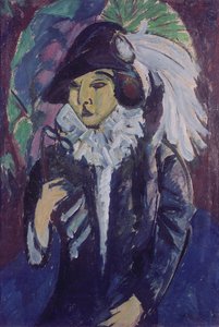 Dame dans le parc, 1912