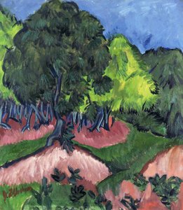 Paysage avec châtaignier, 1913