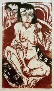 Mélancolie (Autoportrait avec Erna)