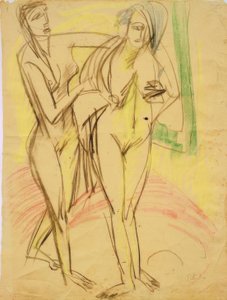 Après le bain - Ernst Ludwig Kirchner