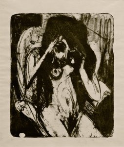 Femme nue dans un fauteuil - Ernst Ludwig Kirchner