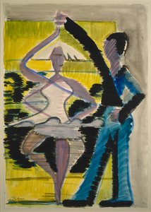 Danseuse pirouettant, c.1931-32 - Ernst Ludwig Kirchner