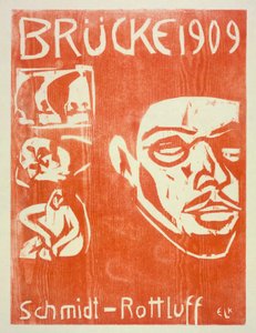 Portrait de Schmidt-Rottluff - Ernst Ludwig Kirchner