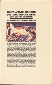 Nu couché avec chat (Illustration pour Ernst Ludwig Kirchner : Das Graphische Werk)