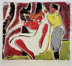 Couple de danseurs russes - Ernst Ludwig Kirchner
