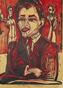 Autoportrait - Ernst Ludwig Kirchner