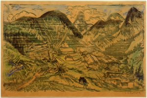 Stafelalp avec Tinzenhorn - Ernst Ludwig Kirchner